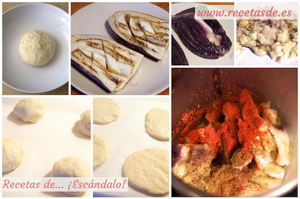 Receta de baba ganoush y pan de pita casero