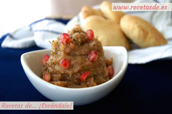 Baba ganoush y pan de pita casero