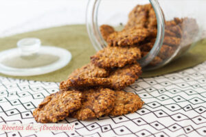 Galletas caseras de avena con chocolate