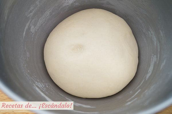 Masa fermentada pan de molde