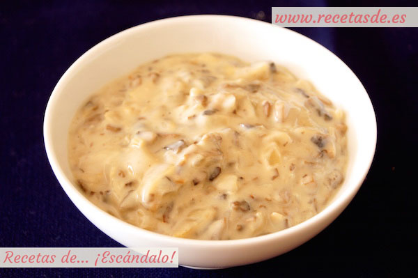 Salsa de champiñones sin nata para carne o pasta