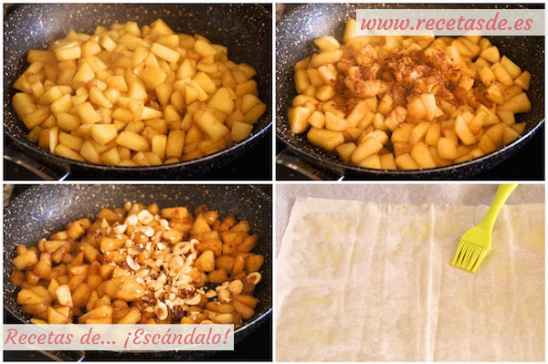 Cómo hacer strudel de manzana fácil. Receta tradicional alemana