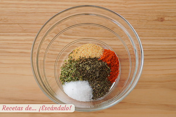 Especias patatas deluxe