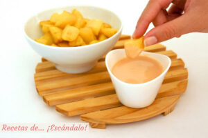 Salsa rosa casera y fácil