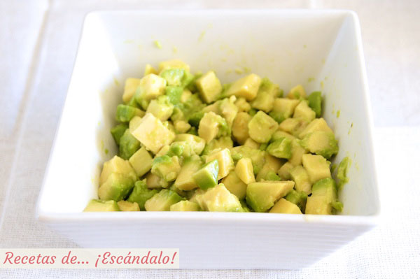 Como preparar tartar de atun rojo y aguacate, una receta exquisita