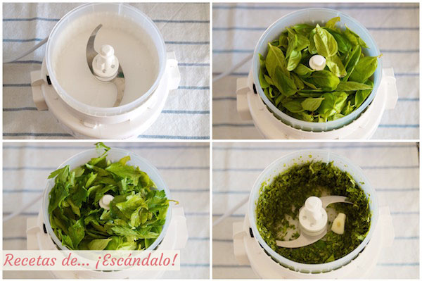 Como preparar salsa pesto casera