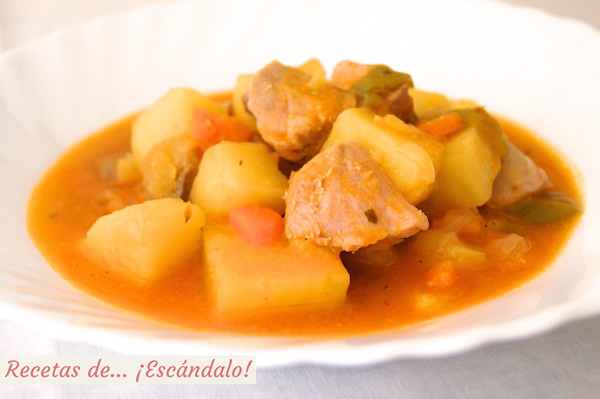 Marmitako de bonito, receta facil y a fuego lento