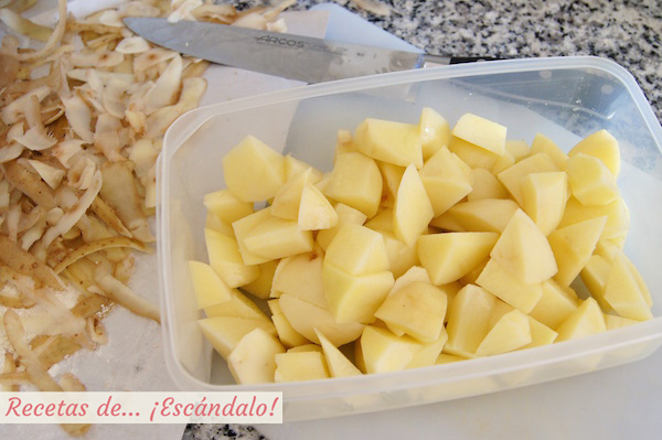 Patatas al microondas