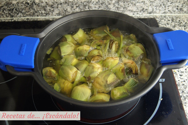 Cocer las alcachofas