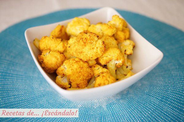Coliflor al horno con especias