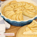 Tarta de manzana con crema pastelera