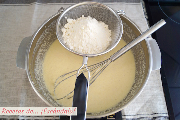 Quesada pasiega con yogur