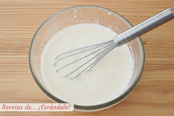 Ingredientes crema pastelera casera