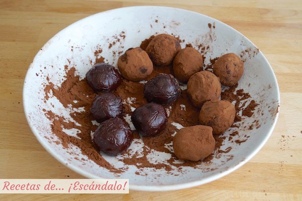 Trufas de chocolate