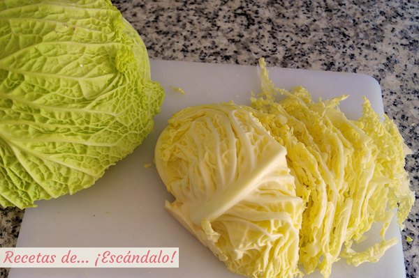 Col rizada para el caldo verde portugues