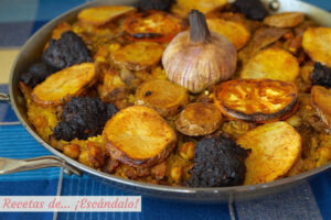 Receta de arroz al horno valenciano
