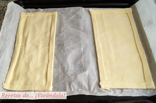 Hojaldre para tarta