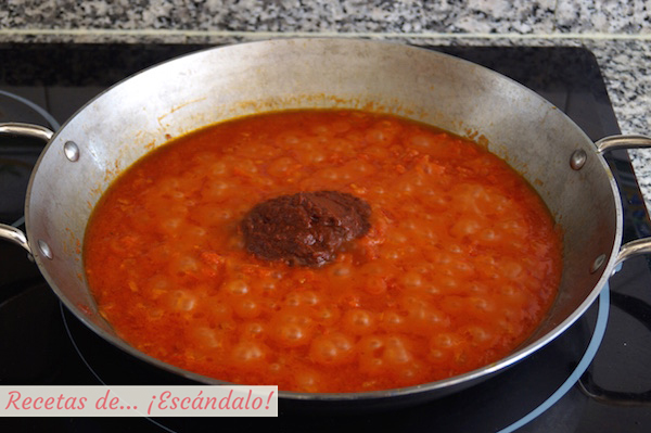 Sofrito para la paella