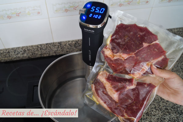 Entrecot de ternera y roner