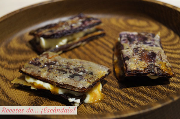 Pantxineta de zanahoria y nueces