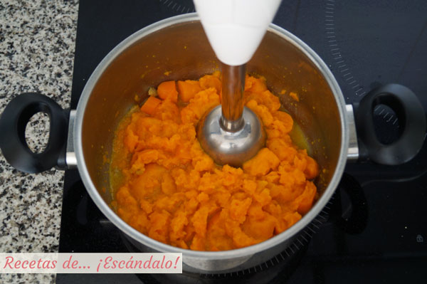 Triturando pure zanahoria