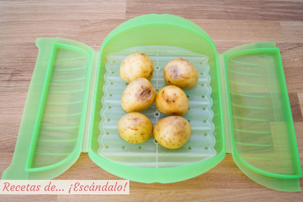 Patatas al microondas