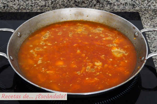 Arroz con bacalao fresco, receta