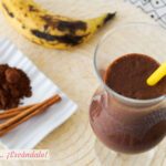 Batido de plátano y chocolate