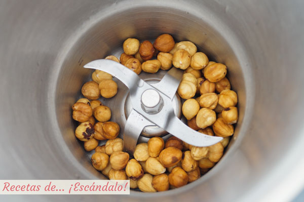 Avellanas para la crema de cacao
