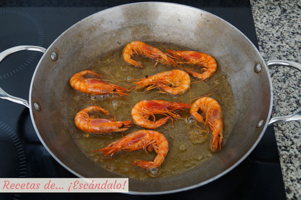 Gambas rojas