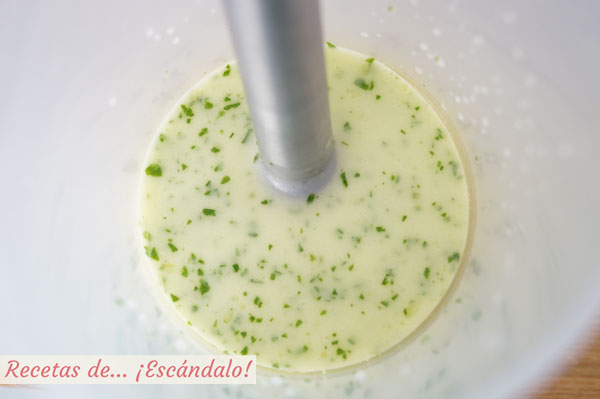 Ingredientes para la salsa verde