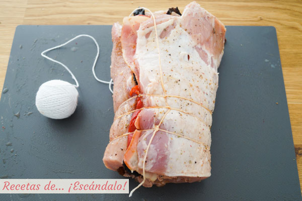 Bridar carne lomo de cerdo