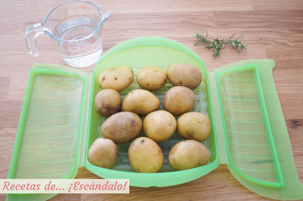 Guarnicion de patatas tiernas