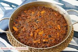 Arroz con pulpo. Receta paso a paso