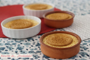 Cómo hacer natillas caseras de huevo. Receta tradicional
