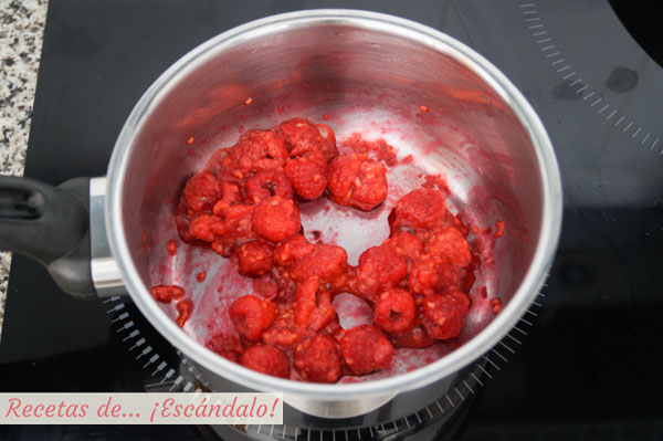 Frambuesas frescas