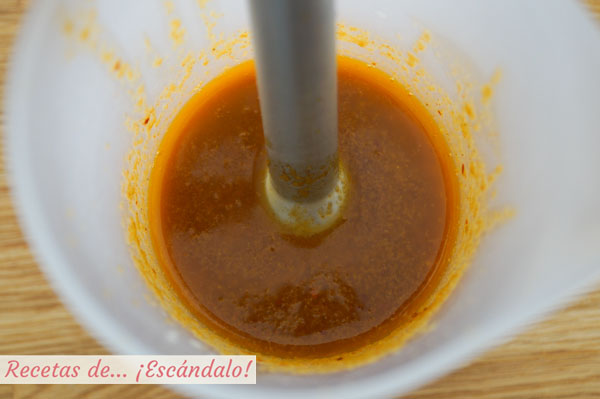 Receta de mojo picon rojo canario