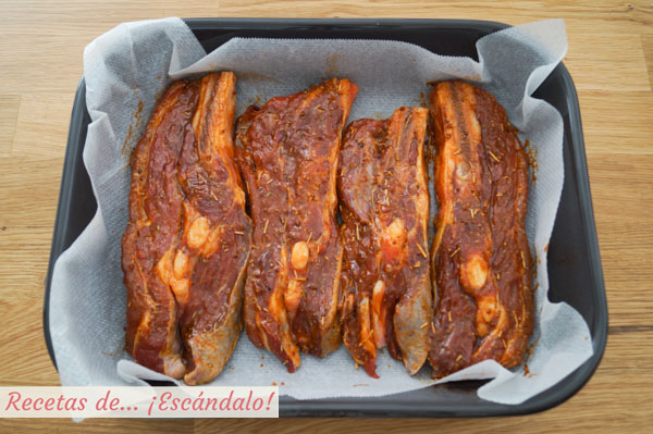 Como hacer churrasco de ternera al horno con salsa barbacoa y verduras asadas