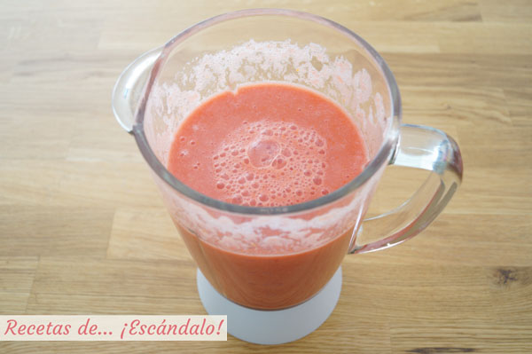 Tomates pera triturados