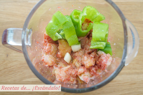 Ingredientes porra antequerana