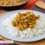 Pollo al curry con arroz