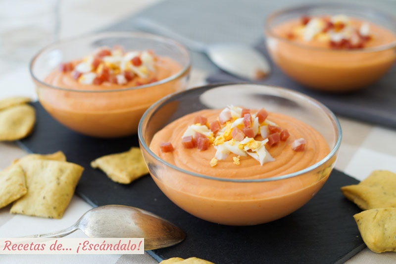 Receta de porra antequerana tradicional, una sopa fria deliciosa