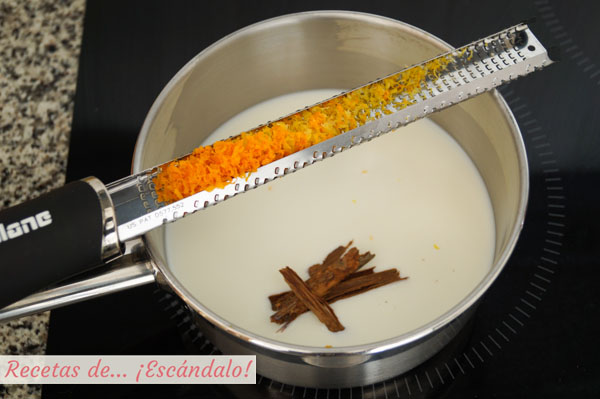 Leche aromatizada para donuts