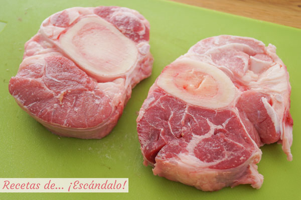 Osobuco de ternera