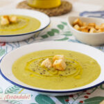 Crema de calabacín y puerros