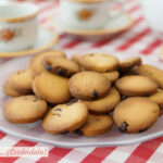 Galletas de mantequilla con chocolate
