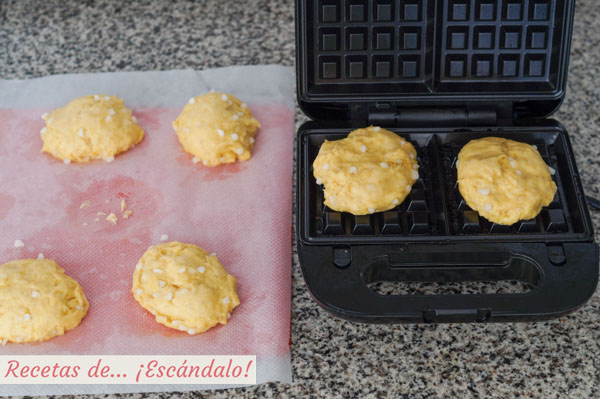 Gofres caseros o waffles