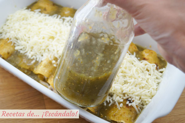 Enchiladas verdes suizas
