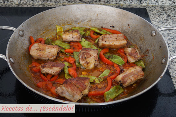 Ingredientes arroz con costillas