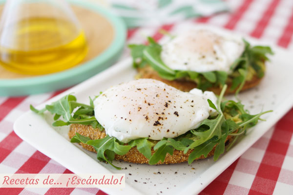 Receta de huevo escalfado o huevo poche